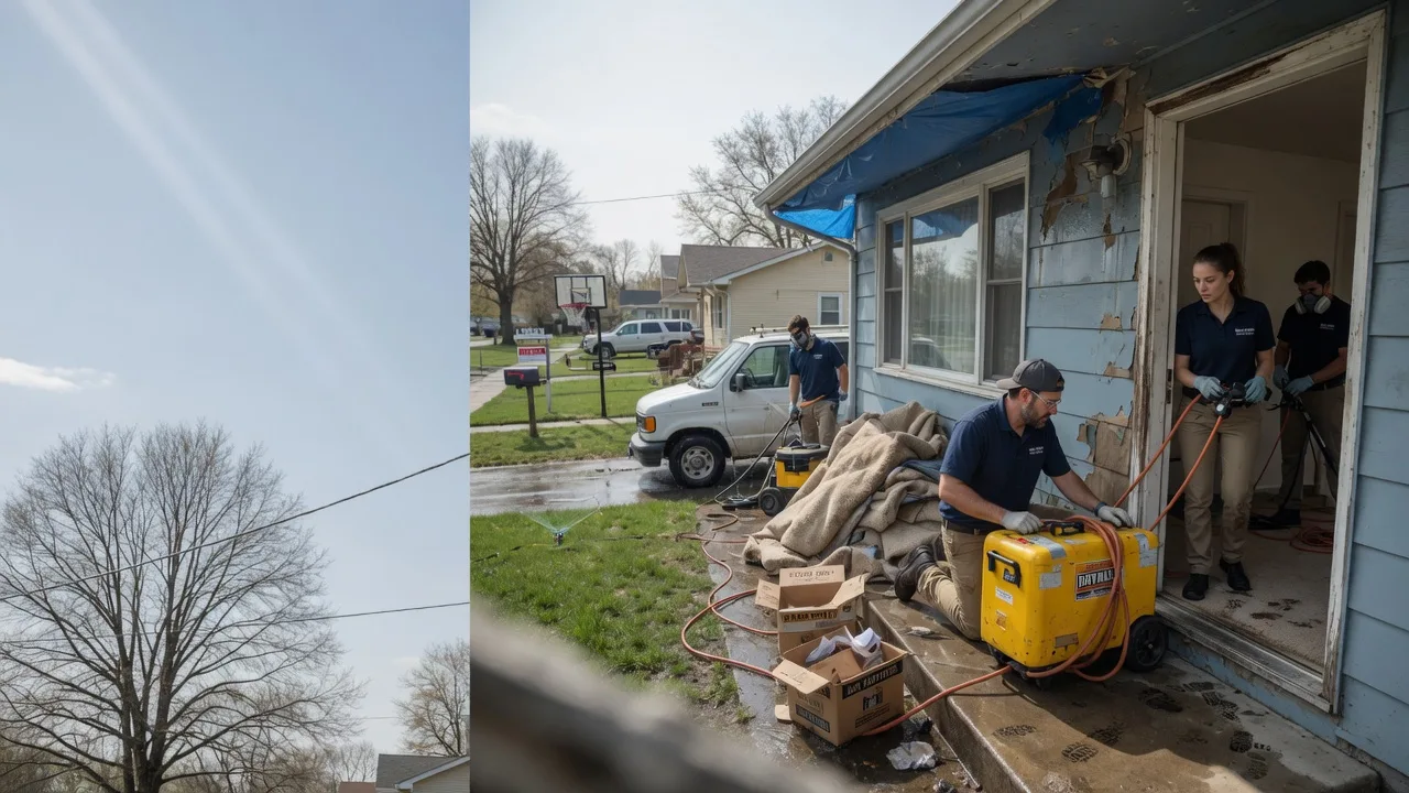 Basement Flood Cleanup in Bartelso, IL near me